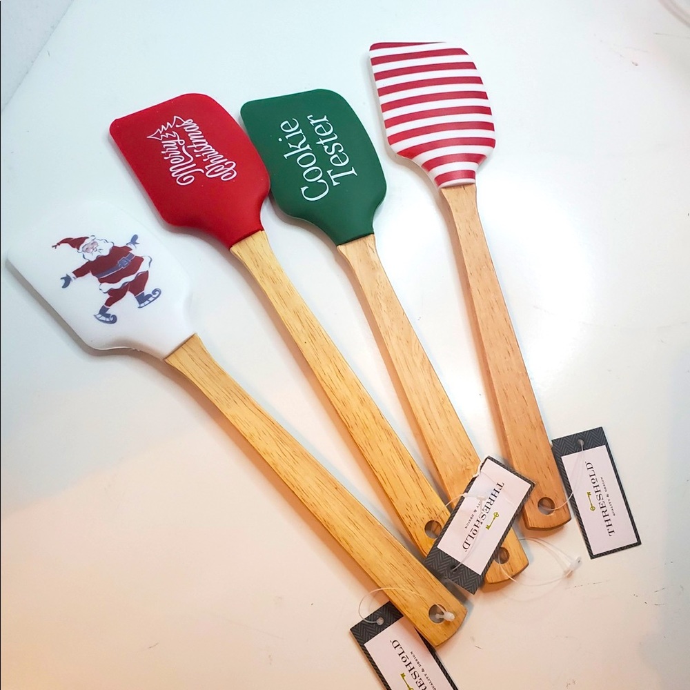 Christmas spatula sets of four